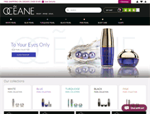 Tablet Screenshot of oceanebeauty.com